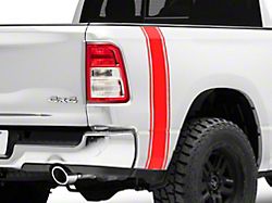 SEC10 Rear Vertical Stripe; Red (02-23 RAM 1500)