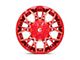 Fuel Wheels Twitch Candy Red Milled 5-Lug Wheel; 22x10; -18mm Offset (07-13 Tundra)