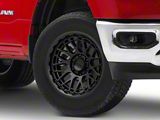 KMC Technic Satin Black 6-Lug Wheel; 18x9; 0mm Offset (19-26 RAM 1500)