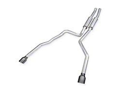 Stainless Works Redline Series Dual Exhaust System with Black Chrome Tips; Rear Exit (21-22 RAM 1500 TRX)