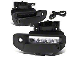 LED Fog Lights with LED DRL; Smoked (19-22 RAM 1500 w/ Front Parking Sensors)