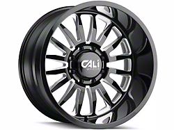 Cali Off-Road Summit Gloss Black Milled 5-Lug Wheel; 22x11; -25mm Offset (02-08 RAM 1500, Excluding Mega Cab)