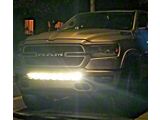 Single 40-Inch White LED Light Bar with Bumper Mounting Brackets (19-26 RAM 1500, Excluding RHO & TRX)