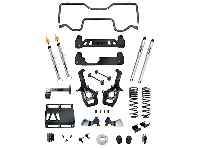 Belltech 6 to 8-Inch Suspension Lift Kit with Trail Performance Shocks and Struts (19-23 4WD RAM 1500 w/o Air Ride, Excluding EcoDiesel & TRX)