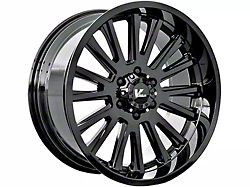 V-Rock Off-Road Wheels Anvil Gloss Black 5-Lug Wheel; 17x9.5; 0mm Offset (02-08 RAM 1500, Excluding Mega Cab)