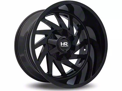 Hardrock Offroad Crusher Gloss Black 5-Lug Wheel; 20x9; 0mm Offset (14-21 Tundra)