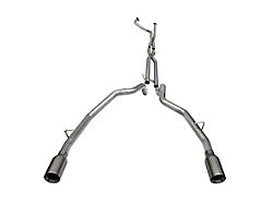 Corsa Performance Muffler Delete DRE Exhaust System with Gunmetal Tips; Rear Exit (21-22 RAM 1500 TRX)
