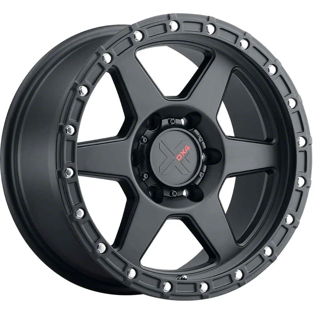 DX4 Wheels RAM 1500 RECON Flat Black 5-Lug Wheel; 18x9; 10mm Offset ...