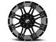 XF Offroad XF-220 Gloss Black Milled 5-Lug Wheel; 20x10; -12mm Offset (07-13 Tundra)