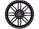 XFX Flow XFX-303 Gloss Black Milled 5-Lug Wheel; 20x12; -44mm Offset (14-21 Tundra)