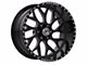 XFX Flow XFX-301 Gloss Black Milled 5-Lug Wheel; 18x10; 0mm Offset (07-13 Tundra)