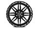 XFX Flow XFX-303 Gloss Black Milled 5-Lug Wheel; 18x10; 0mm Offset (07-13 Tundra)