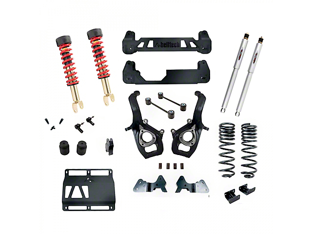 Belltech 6 to 9-Inch Suspension Lift Kit with Trail Performance Coil-Overs and Shocks (19-22 4WD RAM 1500 w/o Air Ride, Excluding EcoDiesel, eTorque & TRX)