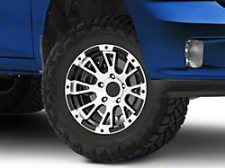 Rovos Wheels Karoo Gloss Black with Machined Lip 5-Lug Wheel; 17x9; -6mm Offset (09-18 RAM 1500)