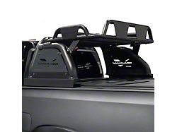 Vanguard Off-Road Raven Bed Bar with 2.50-Inch LED Cube Lights; Black (04-23 F-150 Styleside)