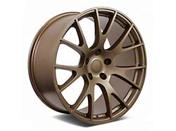 Factory Style Wheels Hellcat Style Matte Bronze 5-Lug Wheel; 22x10; 25mm Offset (02-08 RAM 1500, Excluding Mega Cab)