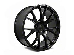 Factory Style Wheels Hellcat Style Satin Black 5-Lug Wheel; 24x10; 25mm Offset (09-18 RAM 1500)
