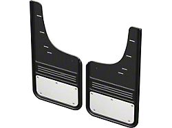 No-Drill Mud Flaps with Stainless Steel Plate; Rear (19-23 RAM 1500, Excluding TRX)