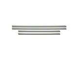 OMAC Side Door Streamer Trim Covers; Chrome (12-18 RAM 1500 Crew Cab)