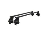 OMAC Omega Smooth Roof Rack Cross Bars; Black (19-26 RAM 1500)