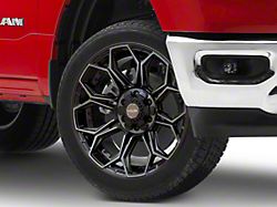 4Play 4P83 Brushed Black 6-Lug Wheel; 22x9; 12mm Offset (19-26 RAM 1500)