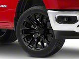 Fuel Wheels Flame Blackout 6-Lug Wheel; 22x12; -44mm Offset (19-26 RAM 1500)