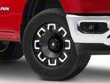 Mammoth Boss Satin Black Machined 6-Lug Wheel; 20x9; -6mm Offset (19-25 RAM 1500)