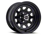 Vision Steel D Window Steel Gloss Black 8-Lug Wheel; 17x9; -12mm Offset (94-02 RAM 3500 SRW)