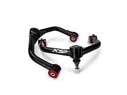 Front Upper Control Arms for 2 to 4-Inch Lift; Black (06-26 4WD RAM 1500)