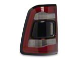 OE Rebel Style LED Tail Light; Black Housing; Red/Clear Lens; Driver Side (19-24 RAM 1500 w/ Factory LED Tail Lights & Blind Spot Sensors)