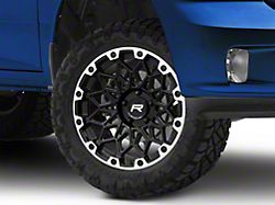 Rovos Wheels Guban Gloss Black Machined 5-Lug Wheel; 20x9; -6mm Offset (09-18 RAM 1500)