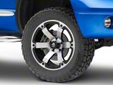 Mammoth Rogue Matte Black Machined 5-Lug Wheel; 20x9; -6mm Offset (02-08 RAM 1500, Excluding Mega Cab)