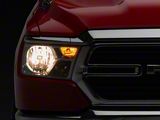 Factory Style Headlights with Clear Corners; Chrome Housing; Clear Lens (19-24 RAM 1500 w/ Factory Halogen Headlights)