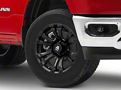 Mammoth Madness Matte Black 6-Lug Wheel; 18x9; -6mm Offset (19-26 RAM 1500)