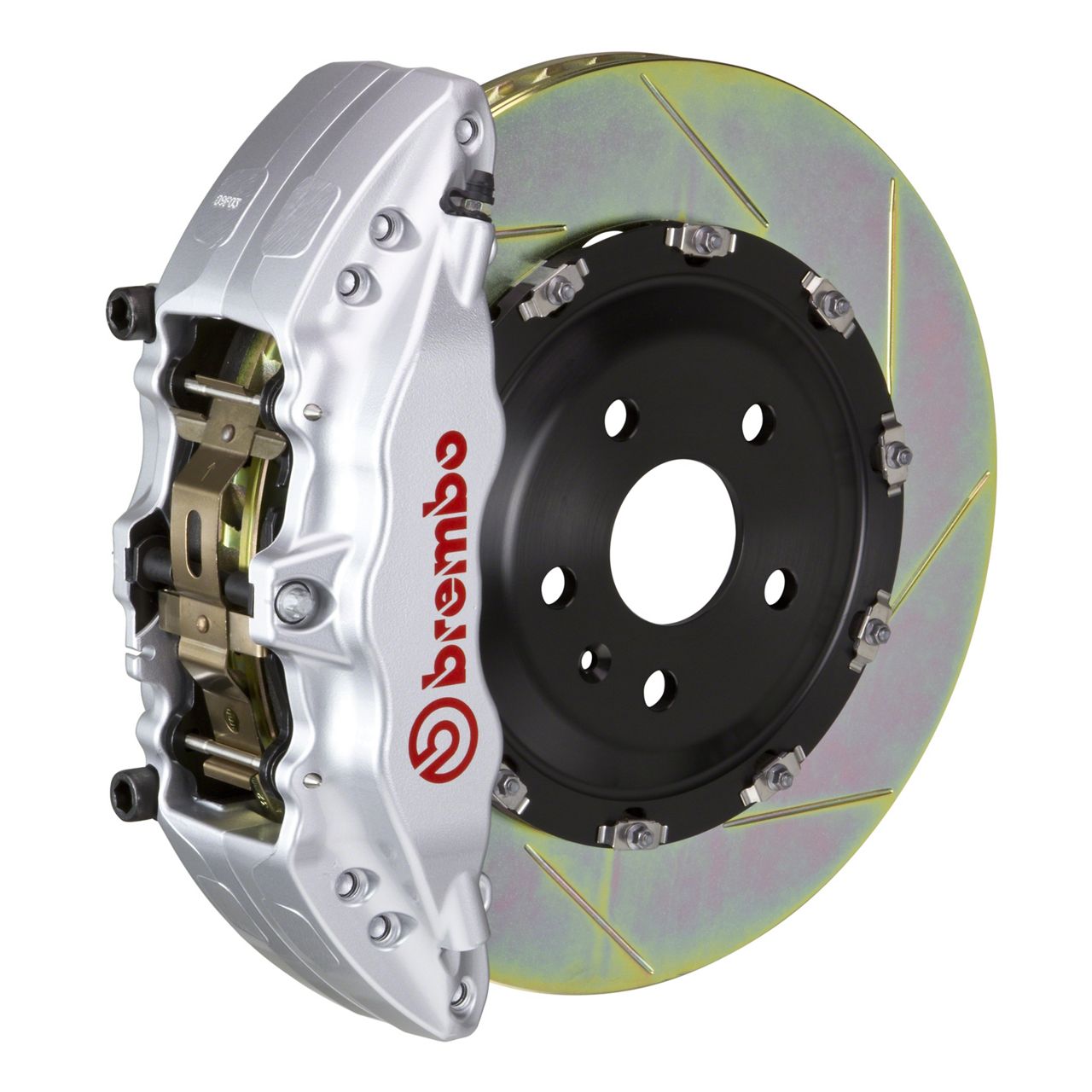 Brembo Silverado GT Series 6-Piston Front Brake Kit - 2-Piece Slotted ...