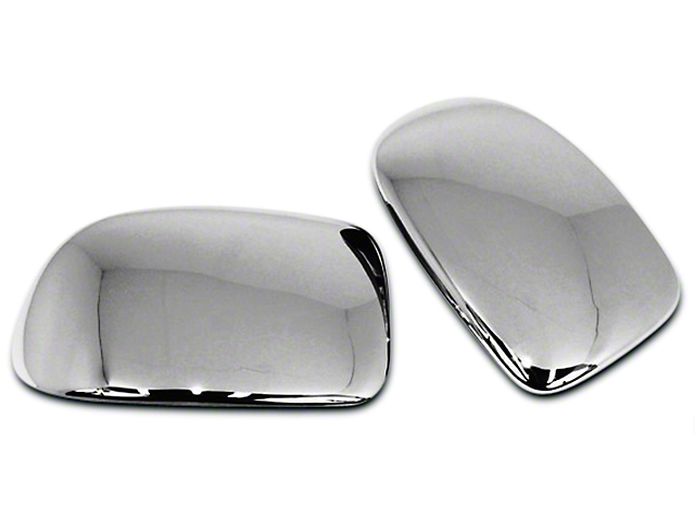 Mirror Covers; Chrome (99-06 Silverado 1500 w/o Tow Mirrors)