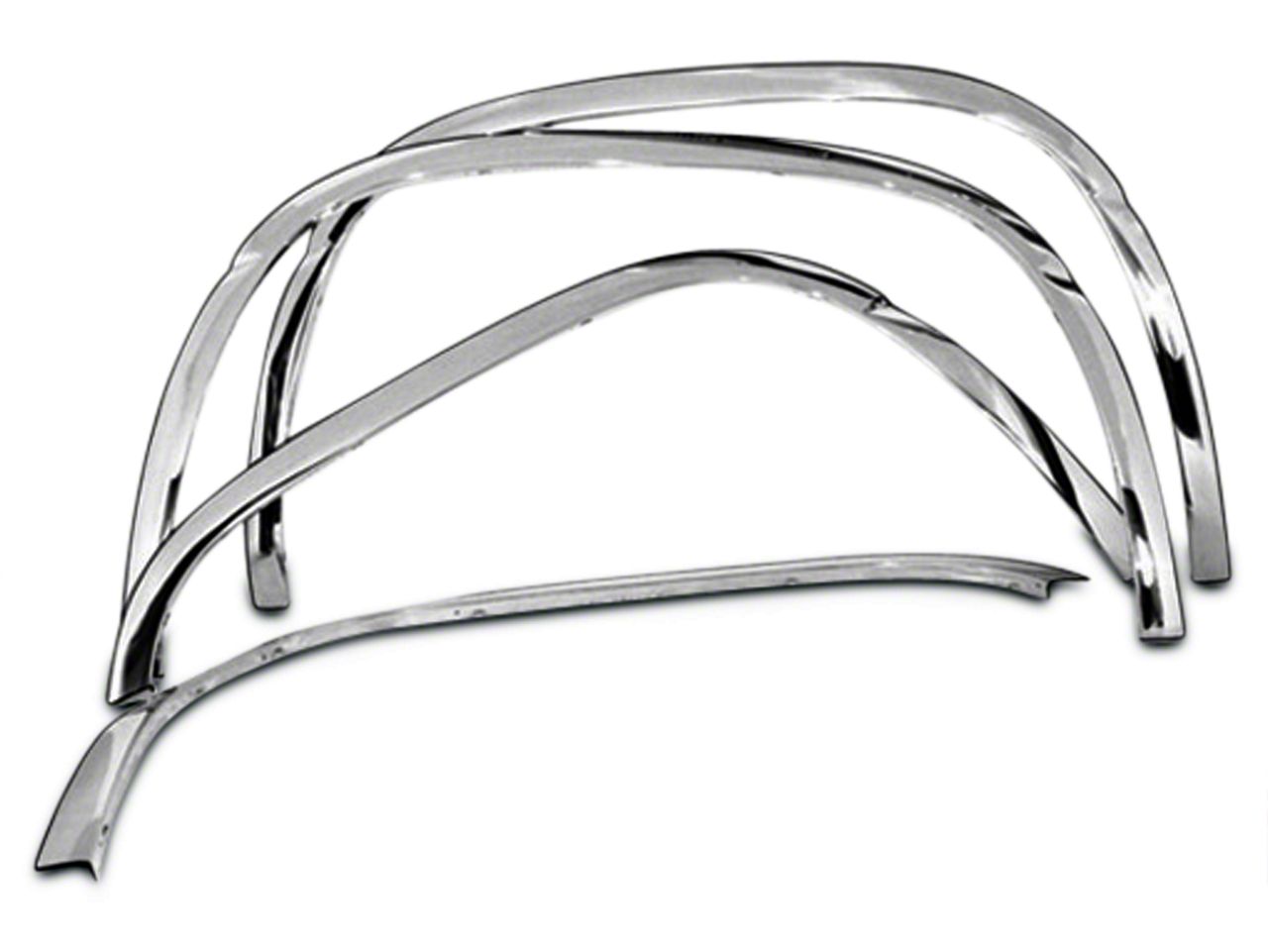 Silverado Stainless Steel Fender Trim Chrome (9906 Silverado 1500