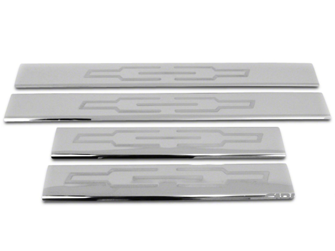 Silverado Stainless Steel Door Sill Plate Covers - Polished (07-13 ...