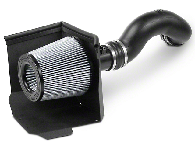 AFE Magnum FORCE Stage 2 Cold Air Intake with Pro DRY S Filter; Black (2009 6.0L Silverado 1500, Excluding Hybrid)