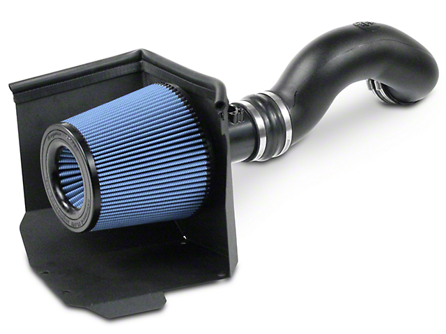 AFE Magnum FORCE Stage 2 Cold Air Intake with Pro 5R Oiled Filter; Black (2009 6.0L Silverado 1500, Excluding Hybrid)