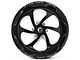 Fuel Wheels Flow Gloss Black Milled 6-Lug Wheel; 20x9; 20mm Offset (17-24 Titan)