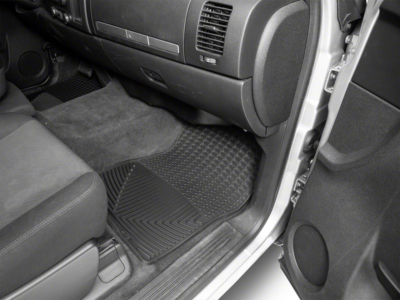 Weathertech Silverado All Weather Front And Rear Floor Mats Black W72 W70 07 13 Silverado 1500 8334