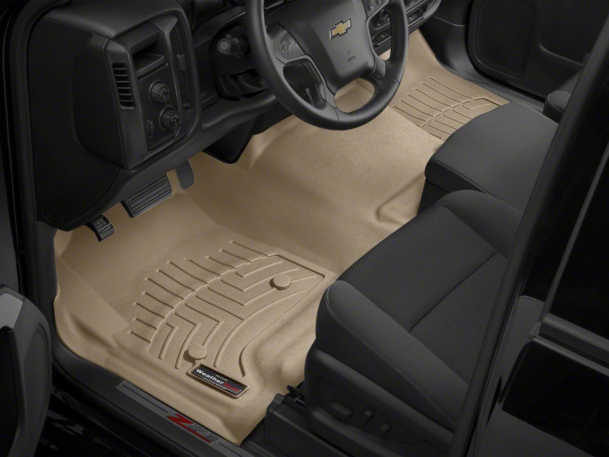 Weathertech Silverado Digitalfit Front Rear Floor Liners Over