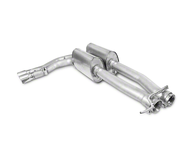 Stainless Works Turbo Chambered Dual Exhaust System; Performance Connect; Middle Side Exit (09-18 6.2L Silverado 1500)