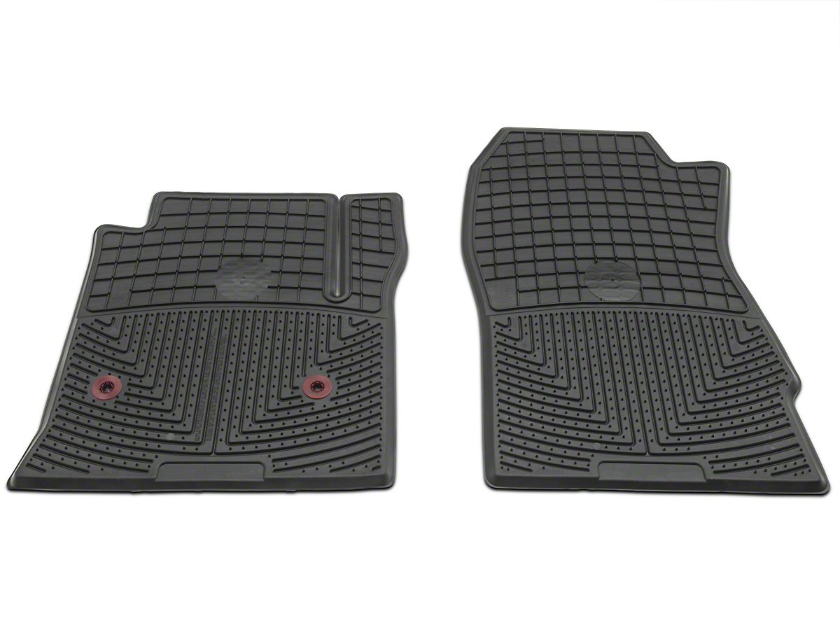 Weathertech Silverado All Weather Front Rubber Floor Mats Black