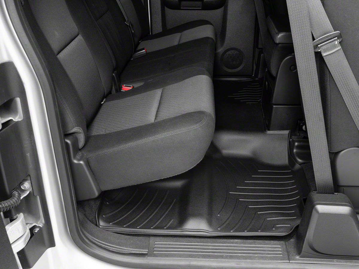 Weathertech Silverado Digitalfit Front Rear Floor Liners Black