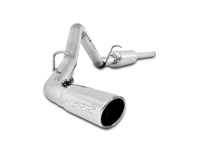 MBRP 3-Inch XP Series Single Exhaust System with Polished Tip; Side Exit (14-18 4.3L Silverado 1500)