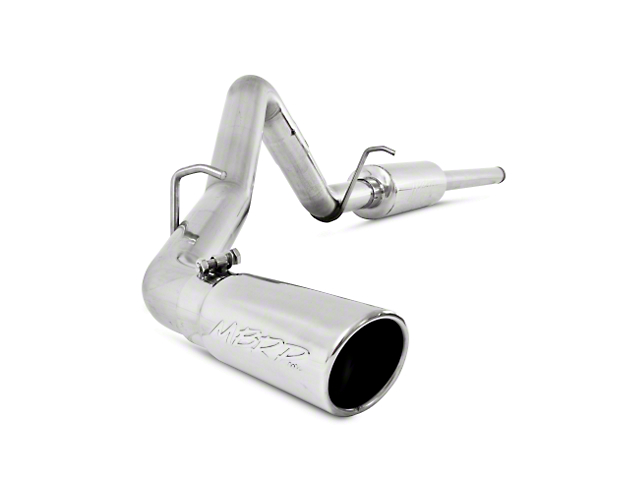 MBRP 3-Inch XP Series Single Exhaust System with Polished Tip; Side Exit (14-18 5.3L Silverado 1500)