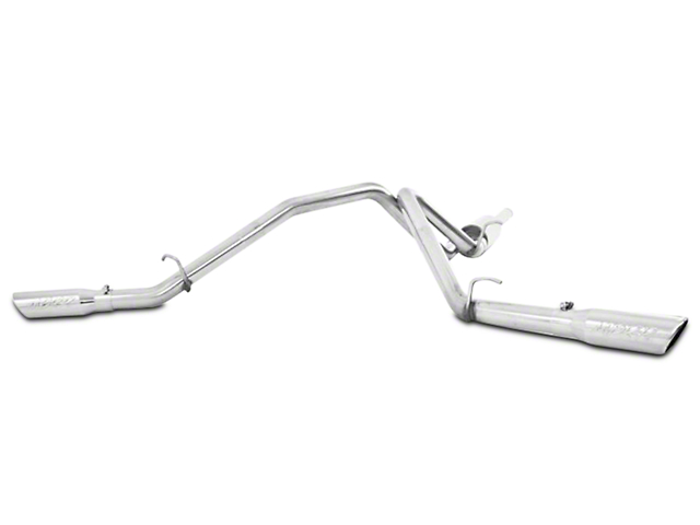 MBRP 3-Inch XP Series Dual Exhaust System with Polished Tips; Side Exit (14-18 5.3L Silverado 1500)
