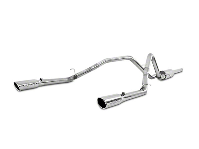MBRP 3-Inch XP Series Dual Exhaust System with Polished Tips; Rear Exit (14-18 4.3L Silverado 1500)